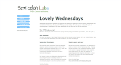 Desktop Screenshot of labs.semicolondev.com